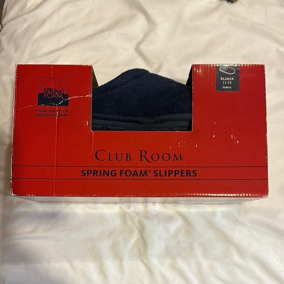 Ryanblu Blue Spring Foam Slippers size XL (11-12) NIB - Picture 1 of 3